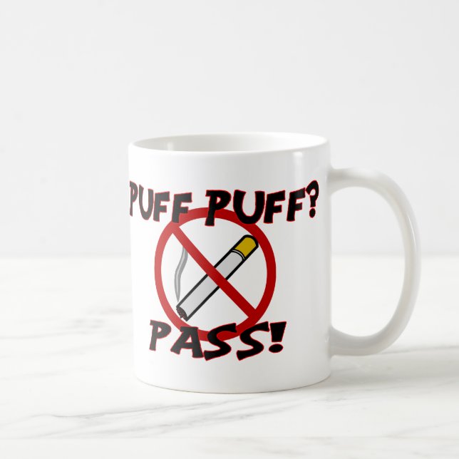 Puffpuffen passerar kaffemugg (Höger)