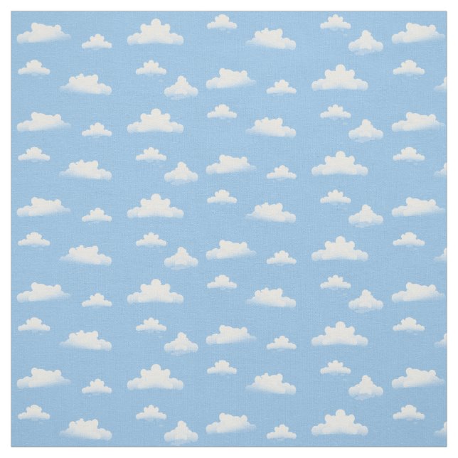 Puffy Clouds Designer Tyg (Provkarta)