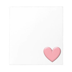 Puffy Heart Anteckningsblock