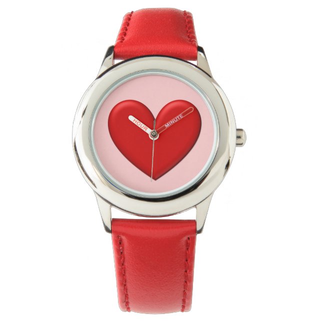 Puffy Heart Armbandsur (Framsida)