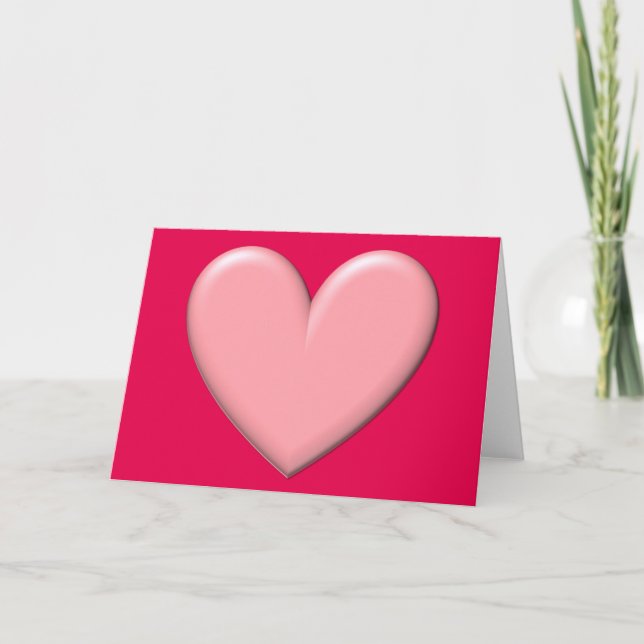 Puffy Heart Helgkort (Framsida)