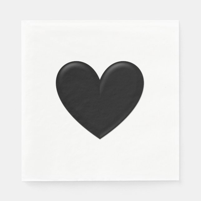 Puffy Heart Pappersservett (Framsidan)