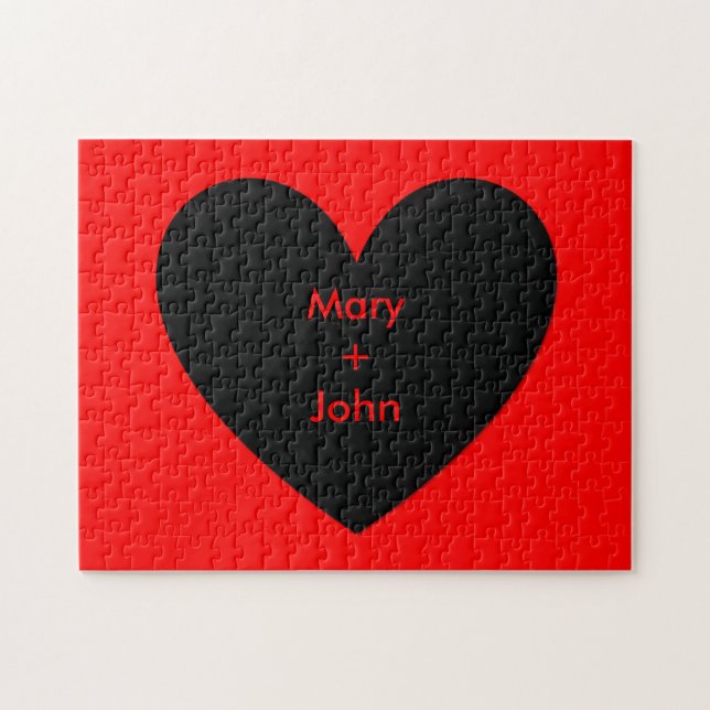 Puffy Heart Pussel (Horisontell)