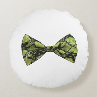 Puffy Lace Ribbon Rund Kudde