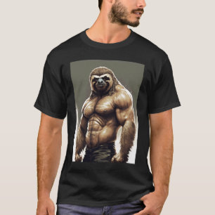 Puffy slemhinne från gym t shirt