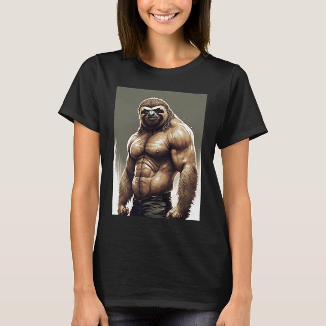 Puffy slemhinne från gym t shirt (Framsida)