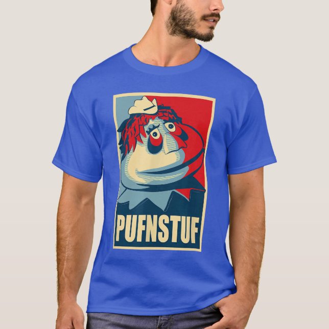 PUFNSTUF Funny obscure popculture reference T Shirt (Framsida)