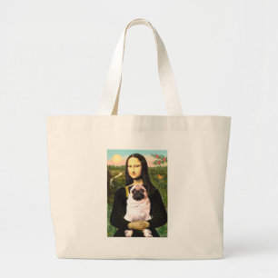 Pug 3 (fawn) - Mona Lisa Jumbo Tygkasse