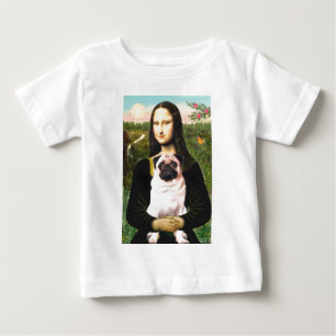 Pug 3 (fawn) - Mona Lisa Tee