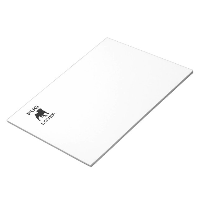 pug älskare anteckningsblock (Vinklad)