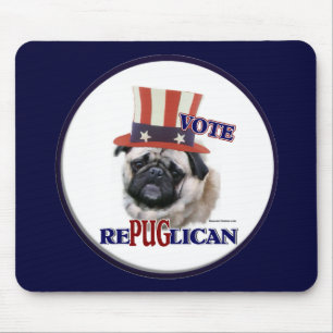 Pug Älskare Gifts Musmatta
