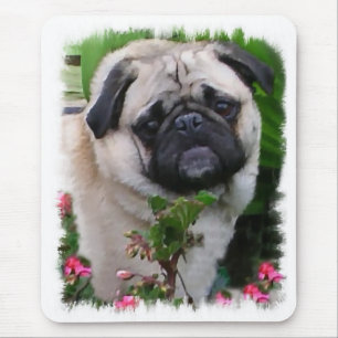 Pug Älskare Gifts Musmatta
