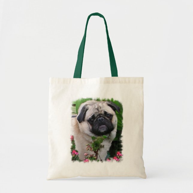 Pug Älskare Gifts Tygkasse (Framsidan)