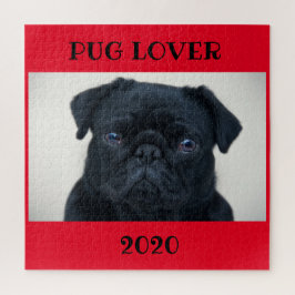 Pug Älskare Puzzle 600 + Pussel