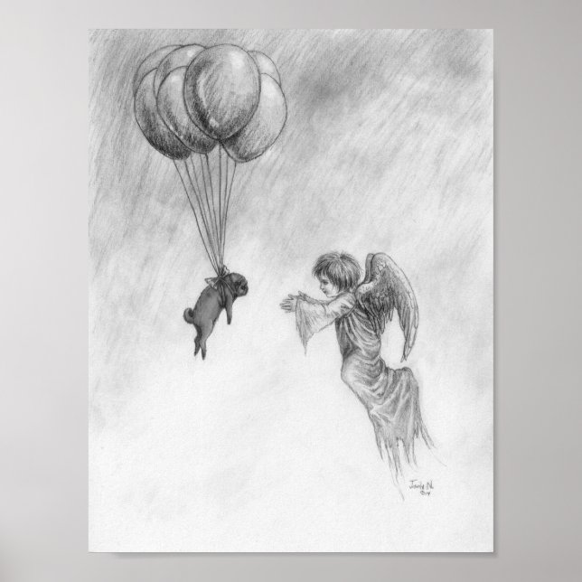 Pug and Angel Poster (Framsidan)