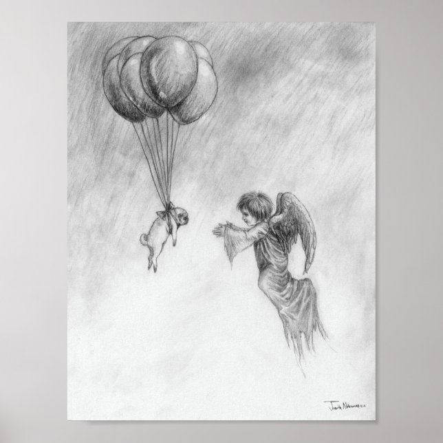 Pug and Angel Poster (Framsidan)