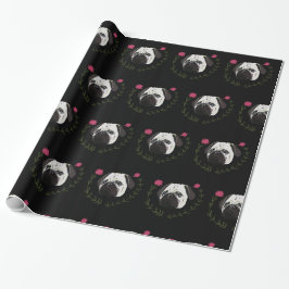 Pug Ansikte, Hund Art Presentpapper