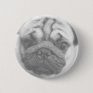 Pug Ansikte Knapp