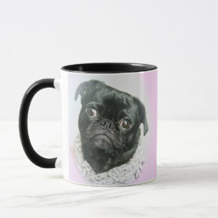 Pug ansikte mugg