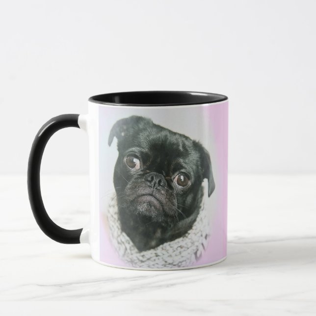 Pug Ansikte Mugg (Vänster)