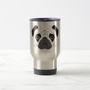 Pug Ansikte Silhouette Resemugg