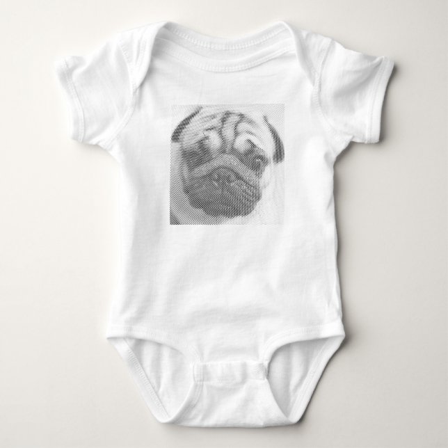 Pug Ansikte Tröja (Framsida)
