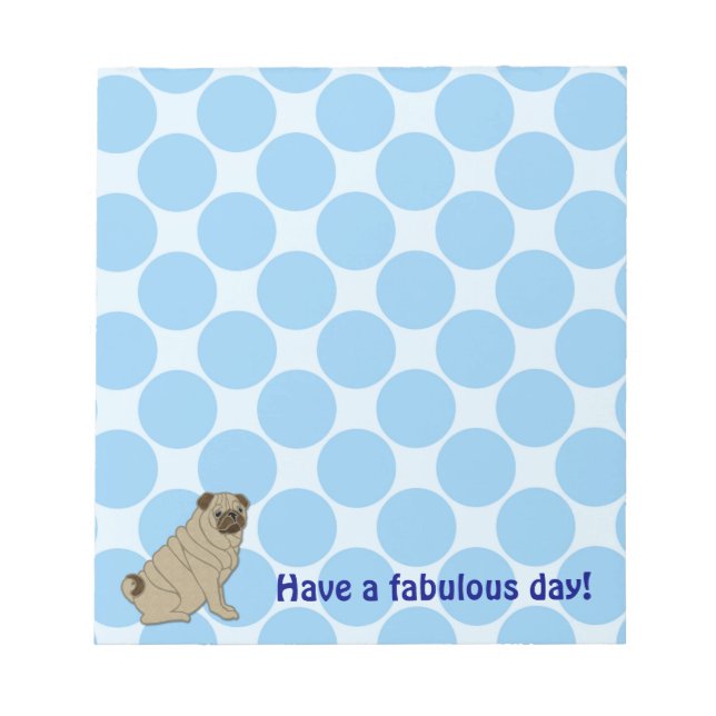 pug-anteckningsblock anteckningsblock (Framsida)