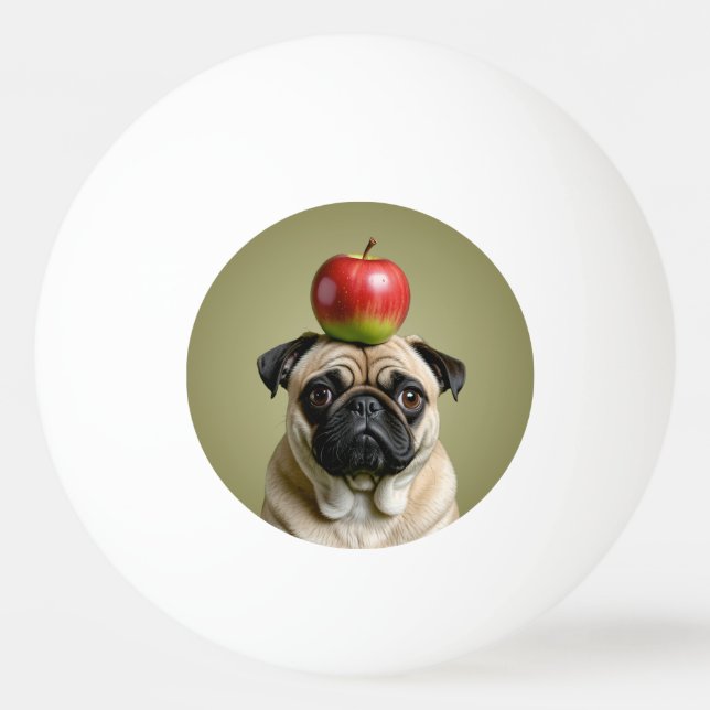 Pug Apple Pingisboll (Framsidan)