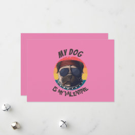 PUG ÄR MIN VALENTINE JULKORT