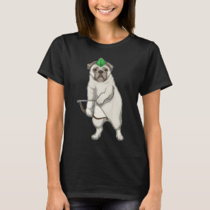 Pug Archer Bow T Shirt