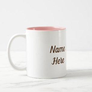 Pug Art Två-Tonad Mugg