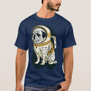 Pug Astronaut T Shirt
