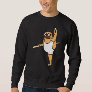 Pug Ballet Dancer Lång Ärmad Tröja