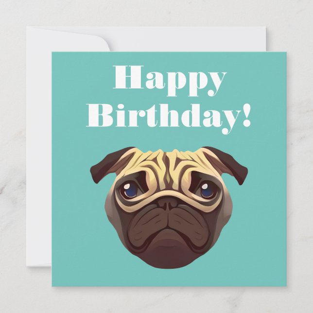 Pug Birthday (Framsida)