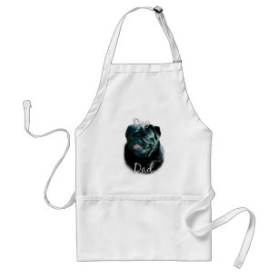 Pug (blk) Pappa 2 Förkläde