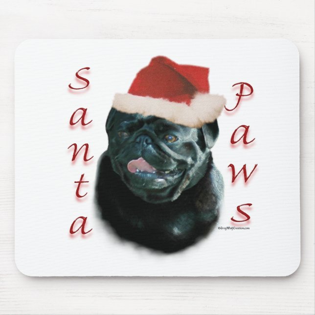 Pug (blk) Santa Tassar Musmatta (Framsidan)