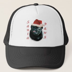 Pug (blk) Santa Tassar Truckerkeps