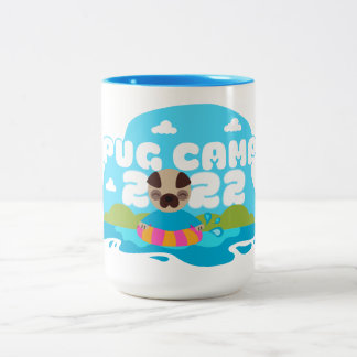 Pug Camp 2022 2 Tone Mugg