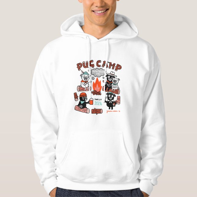 Pug Camp 2024 Hoodie (Framsida)