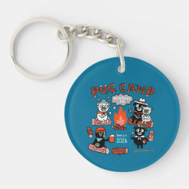 Pug Camp 2024 Keychain