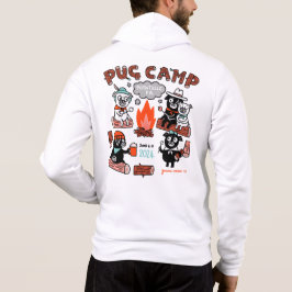 Pug Camp 2024 Zip-up Hoodie T Shirt