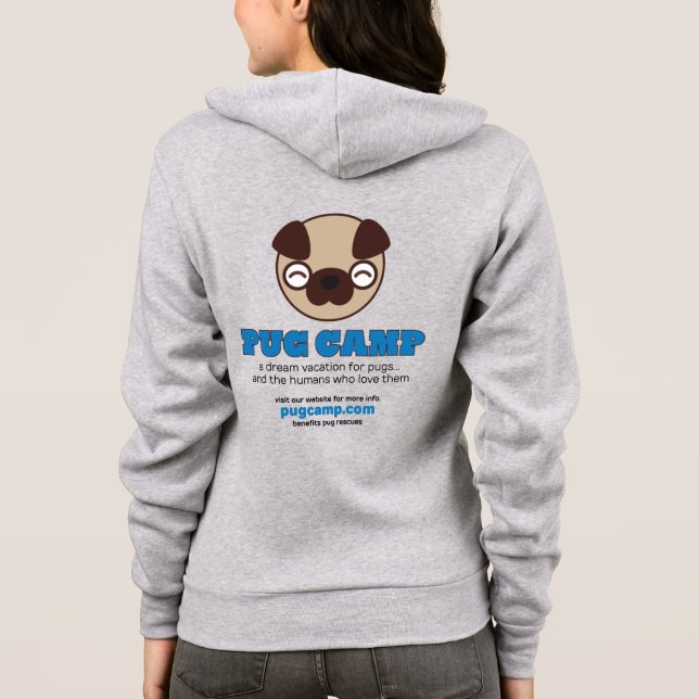 Pug Camp Officiell T Shirt (Baksida)