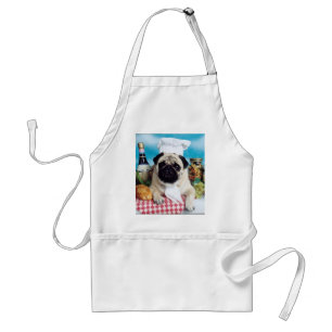 Pug Chef Apron Förkläde