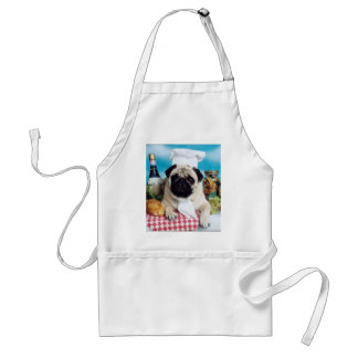 Pug Chef Apron Förkläde