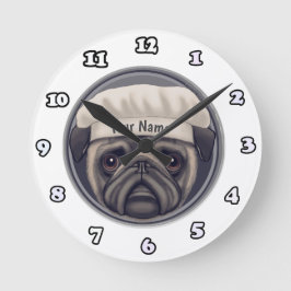 Pug Chef klocka