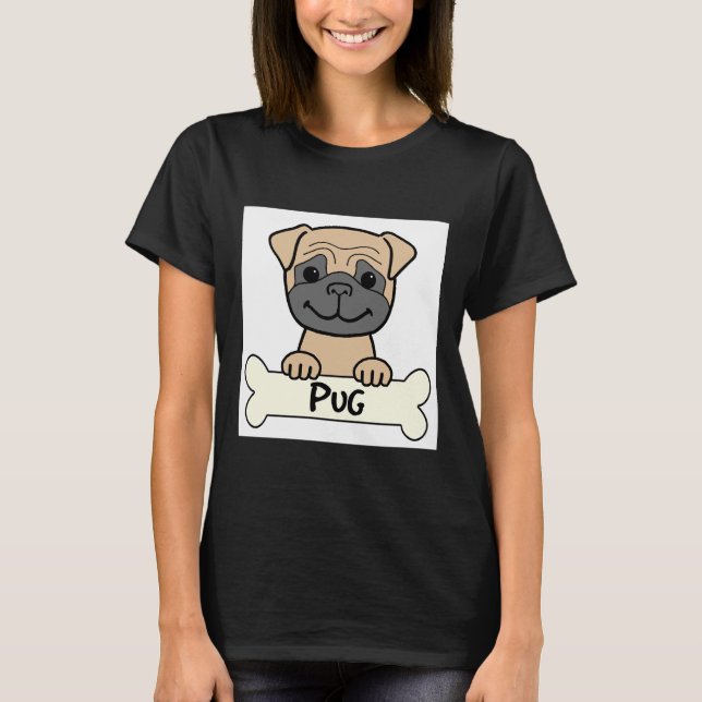 Pug Classic T-Shirt 271 (Framsida)