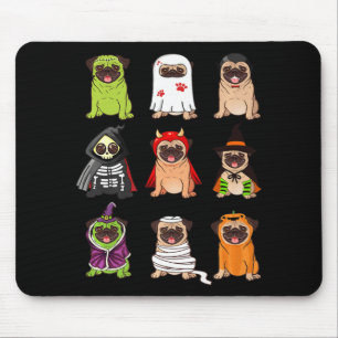 Pug Collection Lycklig Pugoween Halloween Spooky C Musmatta
