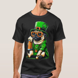 Pug Costume Saint Paddys Day för Älskare Hund Tank T Shirt