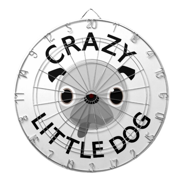 Pug Crazy Little Hund Darttavla (Framsidan)