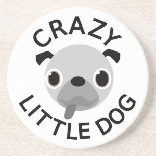Pug Crazy Little Hund Underlägg